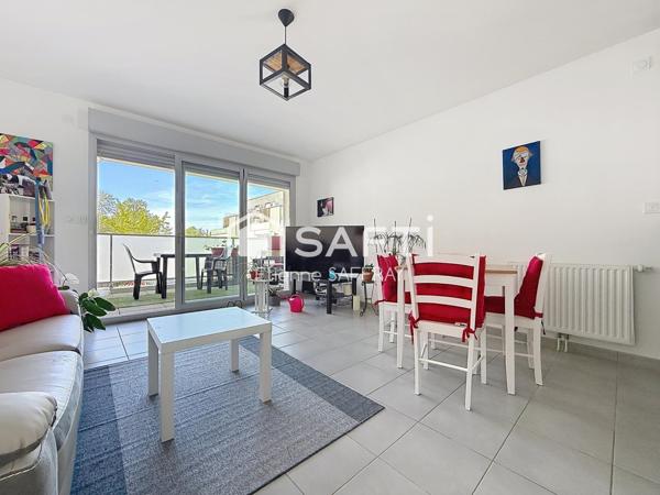 Charmant T2 de 49,2 m² avec terrasse, parking, cave