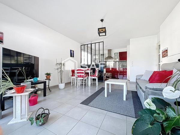 Charmant T2 de 49,2 m² avec terrasse, parking, cave