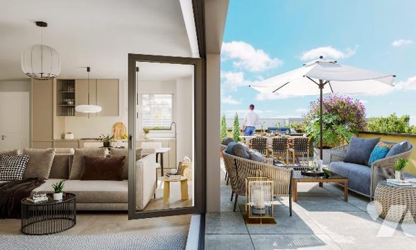 Grand T5 Neuf avec Terrasse