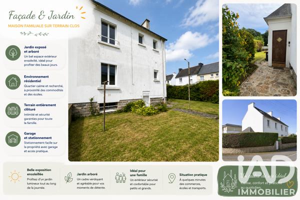 Maison à vendre 6 pièces 105 m² Concarneau