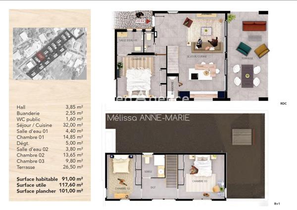 Maison à BAIE-MAHAULT, 97122 - 4 pièces 91m²