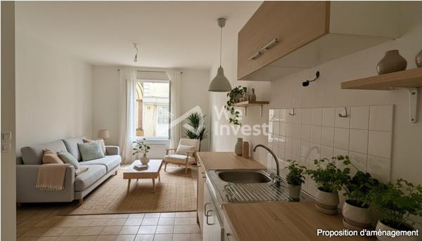 Appartement 2 pièces au Rez-de-Chaussée