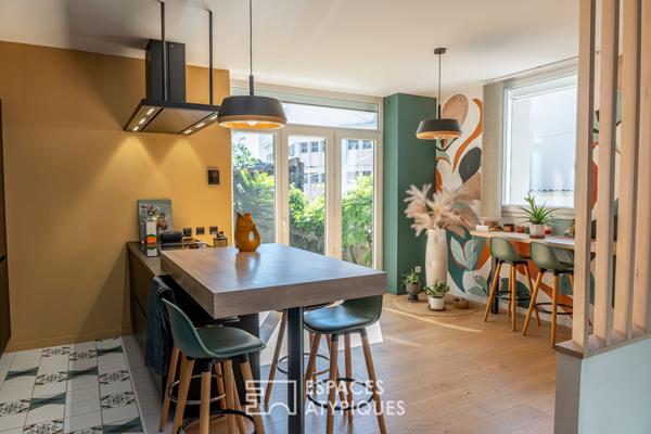 Maison de ville rénovée quartier gare centre avec extérieur et 2 garages