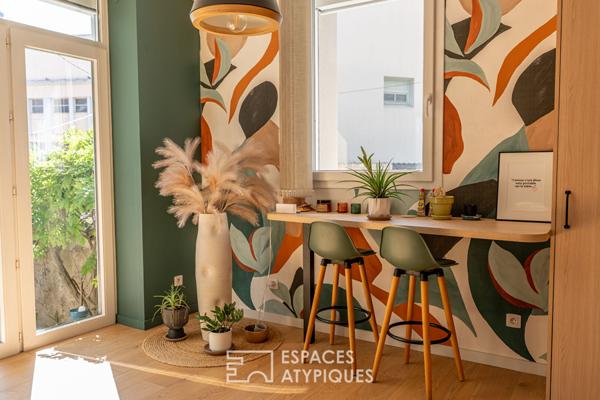 Maison de ville rénovée quartier gare centre avec extérieur et 2 garages