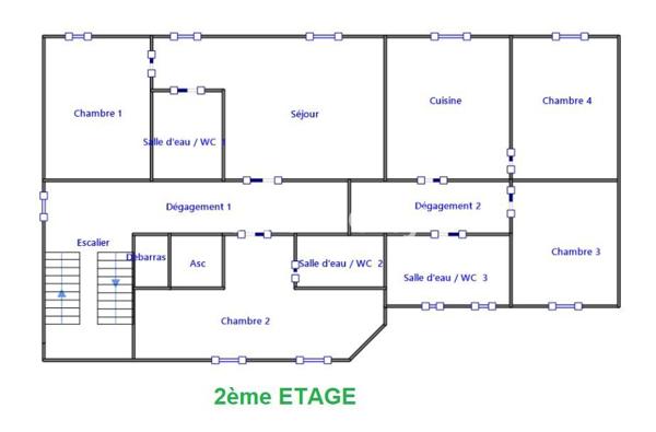 Immeuble
         17 pièces
        - 441 m² Exclusivité 1 102 500 € *