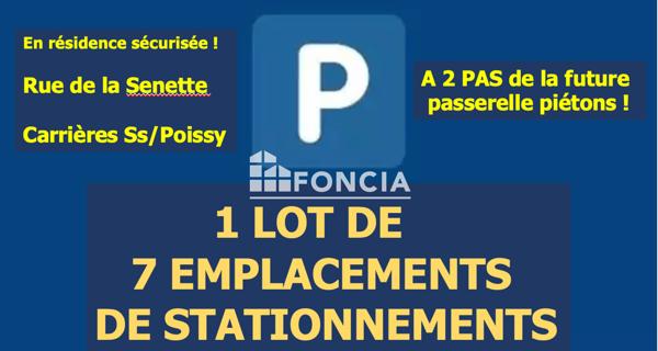 À vendre Parking 12.5 m² - Carrières-sous-poissy 78955
