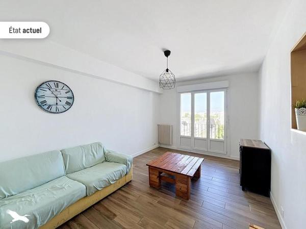 Appartement 122 912 € Brest 3 p 61 m² DPE D