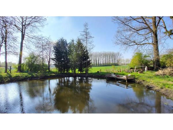 Situé sur la commune de Rosult, Terrain de loisirs avec étang