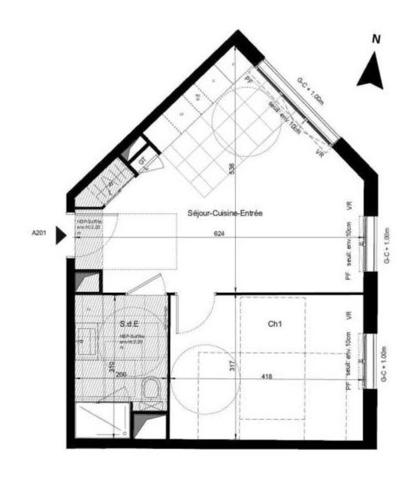 Appartement 42 m² à Sucy-en-brie 94370