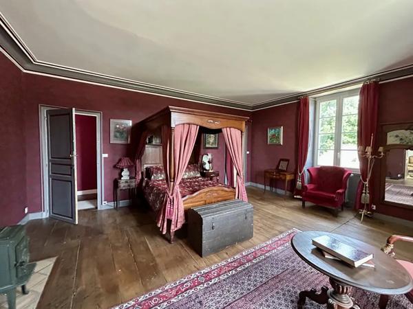 Château du XVIIIe siècle restauré avec soin, avec piscine ch
