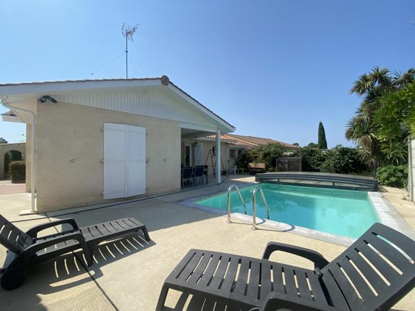 La Teste de Buch ! Maison 5 pièces de 112 m2, piscine, double garage, parcelle 538 m2