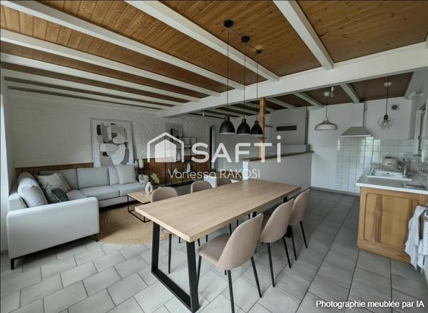 VIE DE PLAIN-PIED, 3 CHAMBRES JARDIN 1015 M² + DÉPENDANCES
