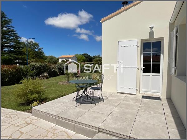 Maison lumineuse, 3 chambres, grand jardin, plain pied