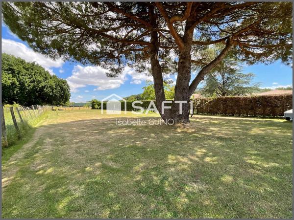Maison lumineuse, 3 chambres, grand jardin, plain pied
