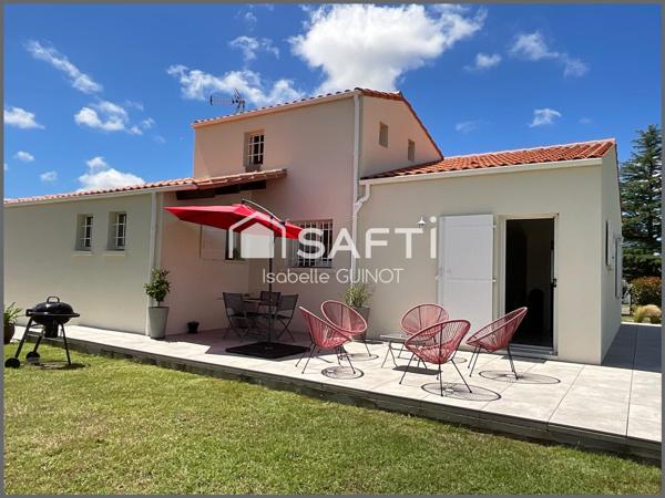 Maison lumineuse, 3 chambres, grand jardin, plain pied