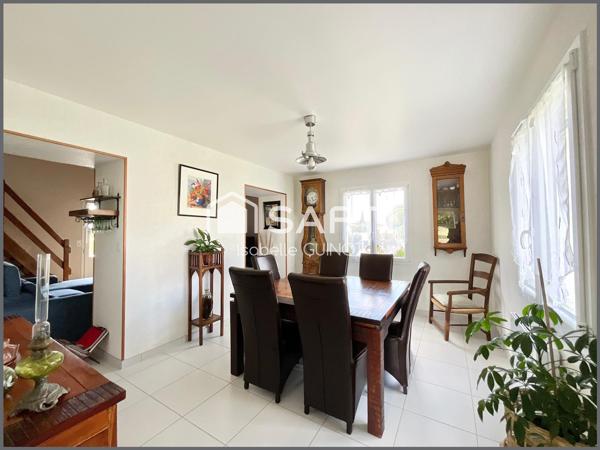 Maison lumineuse, 3 chambres, grand jardin, plain pied