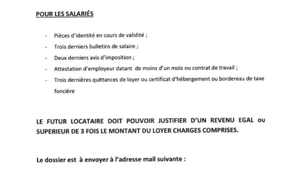 Appartement à louer