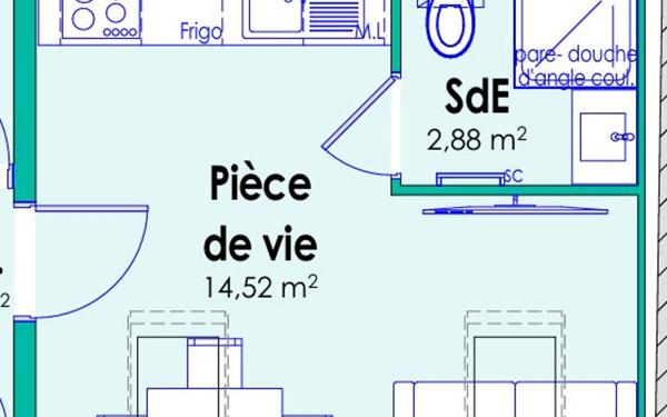 Appartement à vendre    2 pièces •  Sainte-Luce-sur-Loire