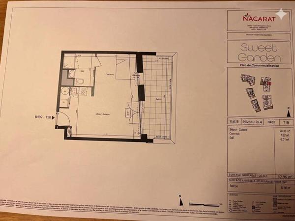 Appartement 1 pièce - 44120 Vertou