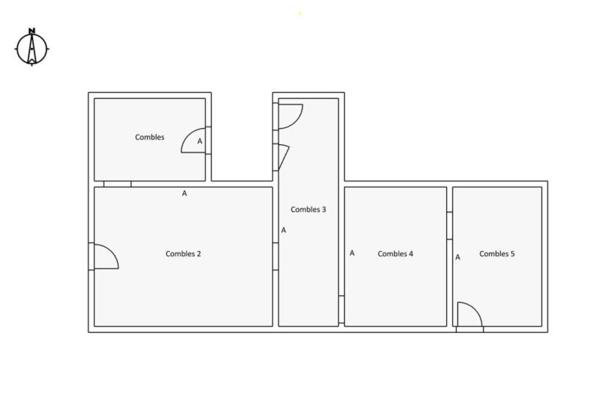 Maison authetique à vendre 4 pièces PONCE SUR LE LOIR (72) terrain 537m²