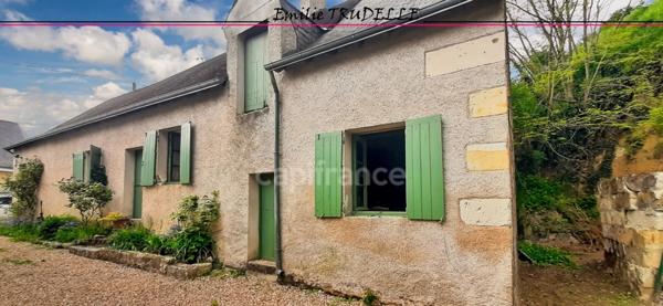 Maison authetique à vendre 4 pièces PONCE SUR LE LOIR (72) terrain 537m²