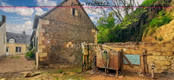 Maison authetique à vendre 4 pièces PONCE SUR LE LOIR (72) terrain 537m²