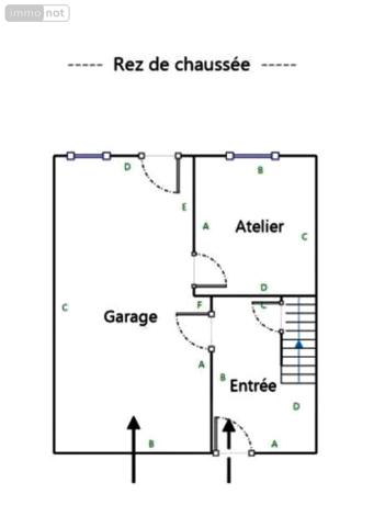 Maison de ville à vendre à Tours dans l'Indre-et-Loire (37000), ref : 37049-119   
Velpeau