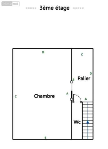 Maison de ville à vendre à Tours dans l'Indre-et-Loire (37000), ref : 37049-119   
Velpeau