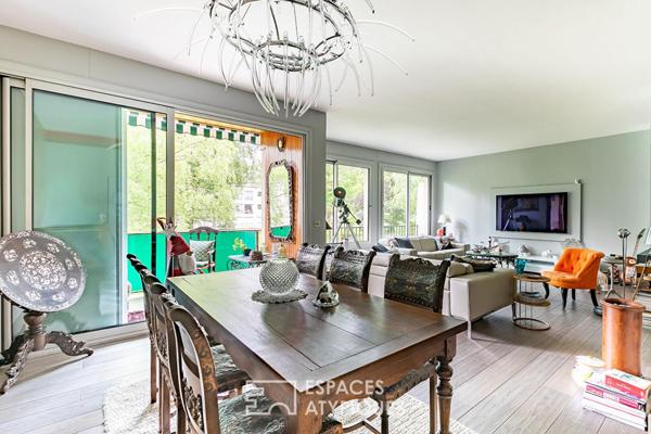 Grand appartement rénové dans résidence recherchée à proximité immédiate de Chantilly
