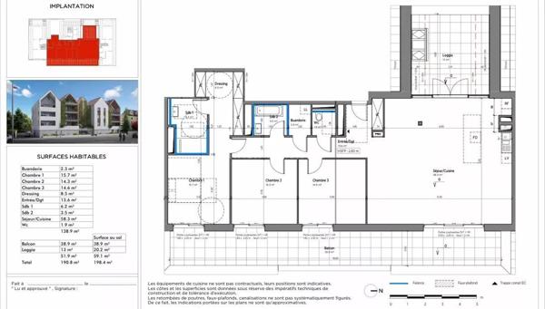 Vente Appartement 2 pièces 138 m2 à Colmar