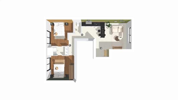 Vente                                                      Appartement
                        
                     3 pièces                      52 m2                     à Brive-la-Gaillarde