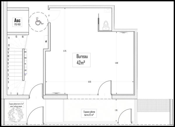 Local/bureau à vendre MALAKOFF (92)