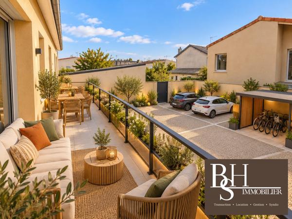 NEUF - Appartement 3 pièces d'environ 59m² avec balcon et parking dans résidence sécurisée