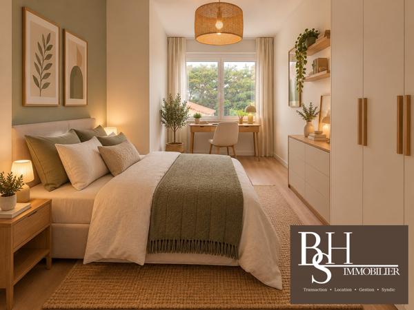 NEUF - Appartement 3 pièces d'environ 59m² avec balcon et parking dans résidence sécurisée