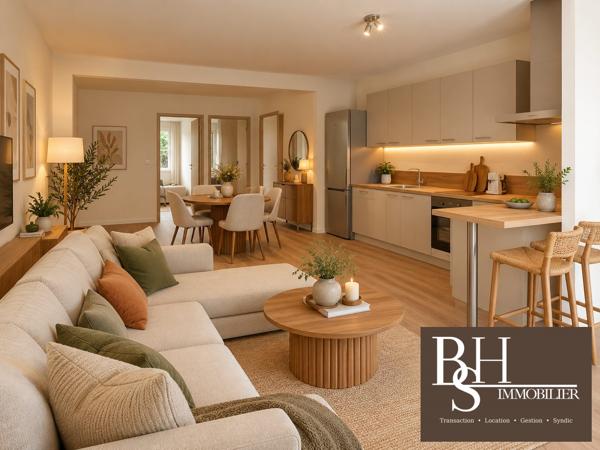 NEUF - Appartement 3 pièces d'environ 59m² avec balcon et parking dans résidence sécurisée