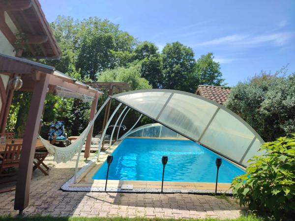 maison landaise à vendre à BIAS ( 40 ) - 208m2 avec piscine , 6 chambres proche océan