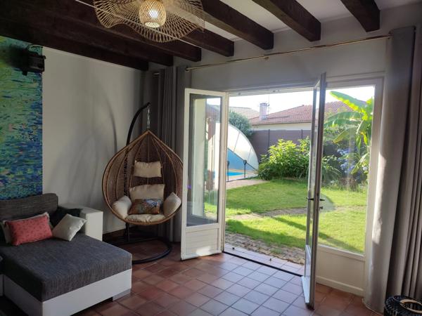 maison landaise à vendre à BIAS ( 40 ) - 208m2 avec piscine , 6 chambres proche océan