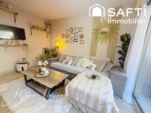 NOUVEAUTÉ ! PORT FRÉJUS - 2 PIÈCES + TERRASSE AVEC CAVE ET PARKING - AU CALME