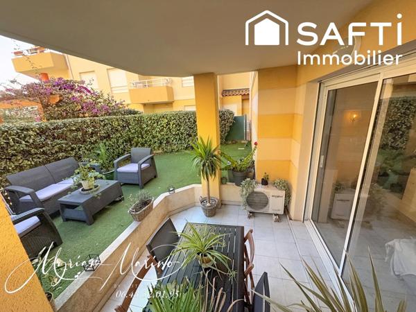 NOUVEAUTÉ ! PORT FRÉJUS - 2 PIÈCES + TERRASSE AVEC CAVE ET PARKING - AU CALME