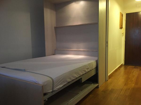 Grand studio meublé, lumineux et calme