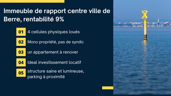 Immeuble 7 pièces - 210 m² Exclusivité