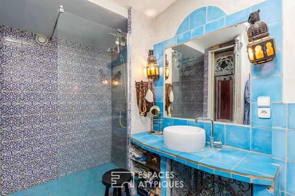 La bohême : maison en plain-pied avec jardin et ses deux ateliers