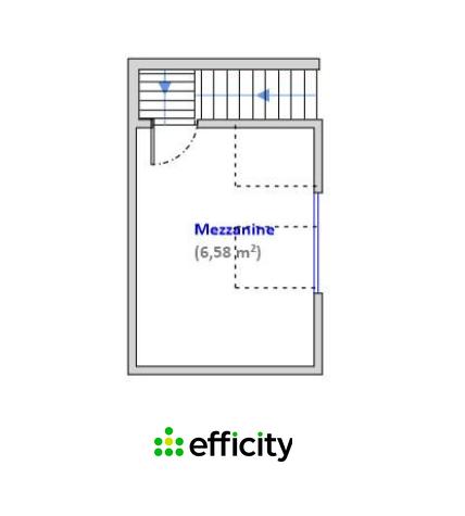 Appartement 2 pièces - 74 m² Exclusivité efficity
