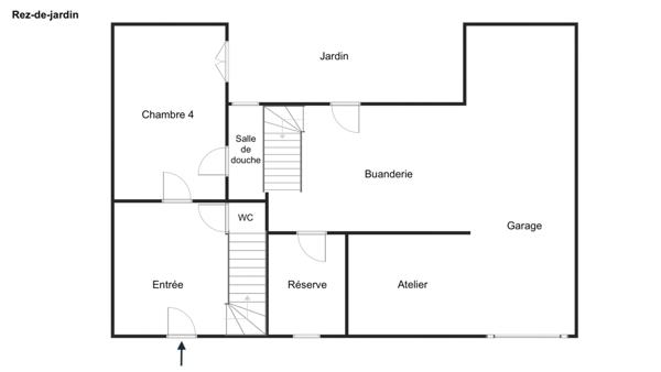 Maison 6 pièces avec jardin proche centre-ville
