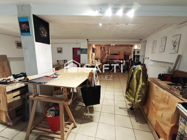 LOCAL COMMERCIAL + APPARTEMENT RENOVE