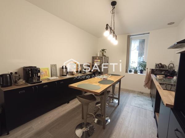 LOCAL COMMERCIAL + APPARTEMENT RENOVE