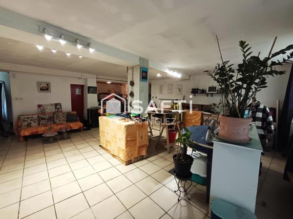 LOCAL COMMERCIAL + APPARTEMENT RENOVE