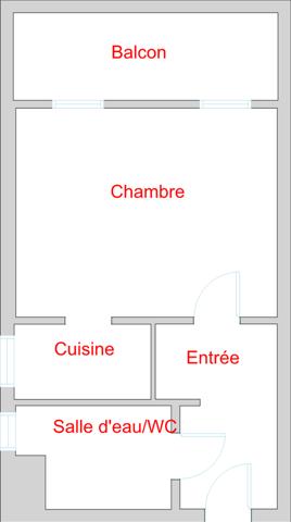 Appartement
         1 pièce
        - 24 m²