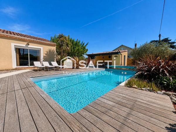 Villa aux belles prestations avec piscine proche du centre-ville