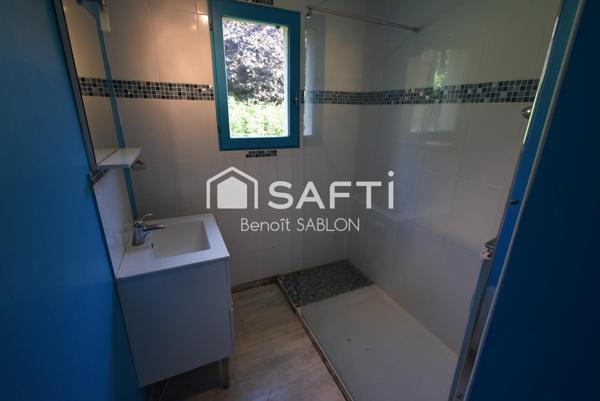 Maison 105m², 4 chambres, sous-sol, sur 1000m²